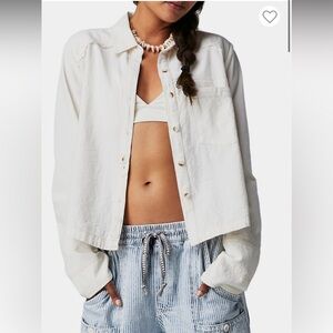 free people Classic Oxford Top